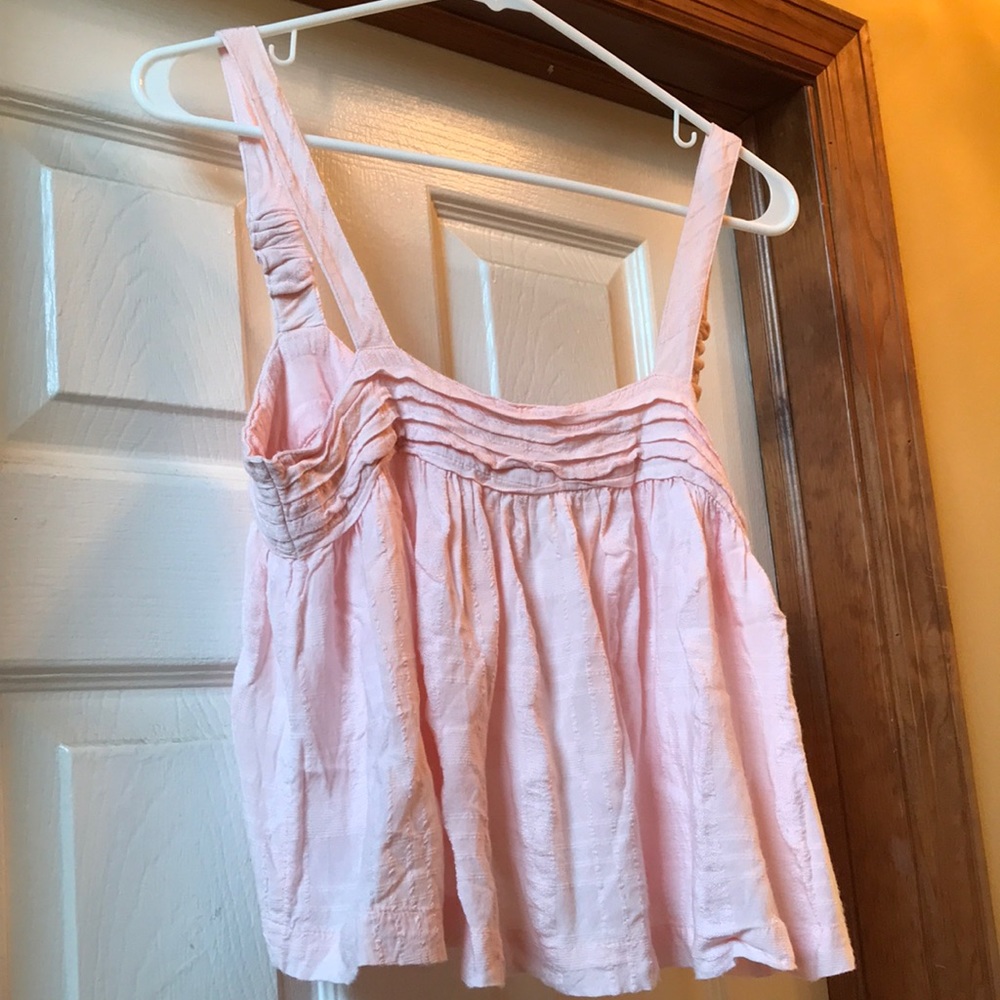 American Eagle Women’s Small Pink Cropped Tank-Top